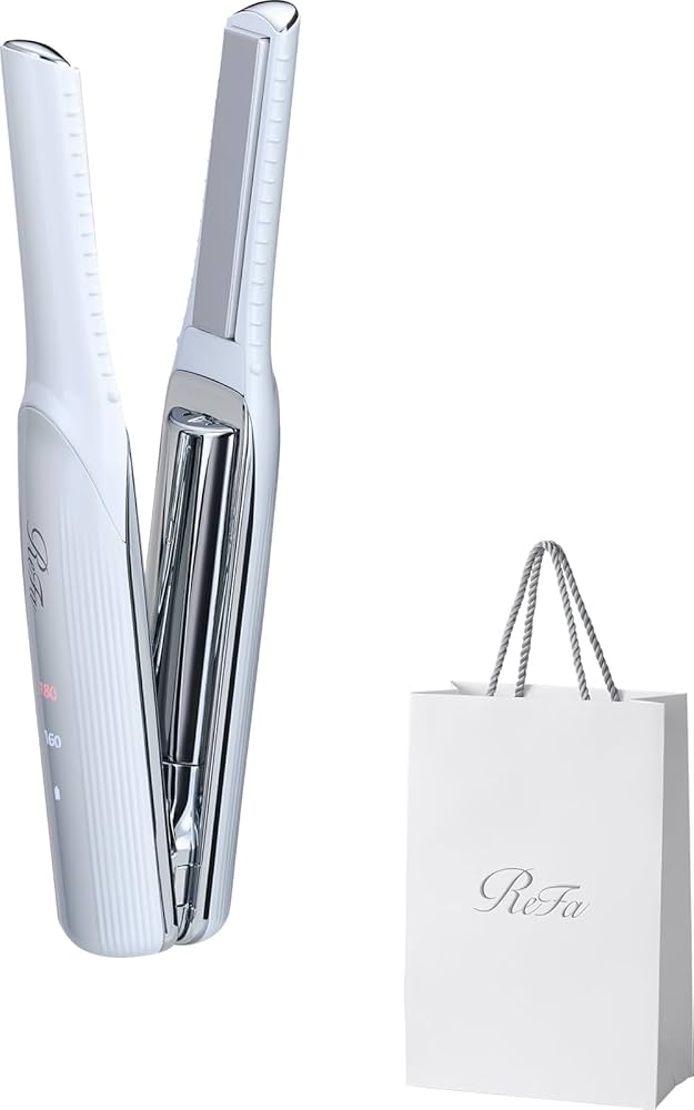 【美品】ReFa フィンガーアイロン　ホワイト　充電器付き Amazon | 【公式ストア限定】リファ フィンガーアイロン/ReFa